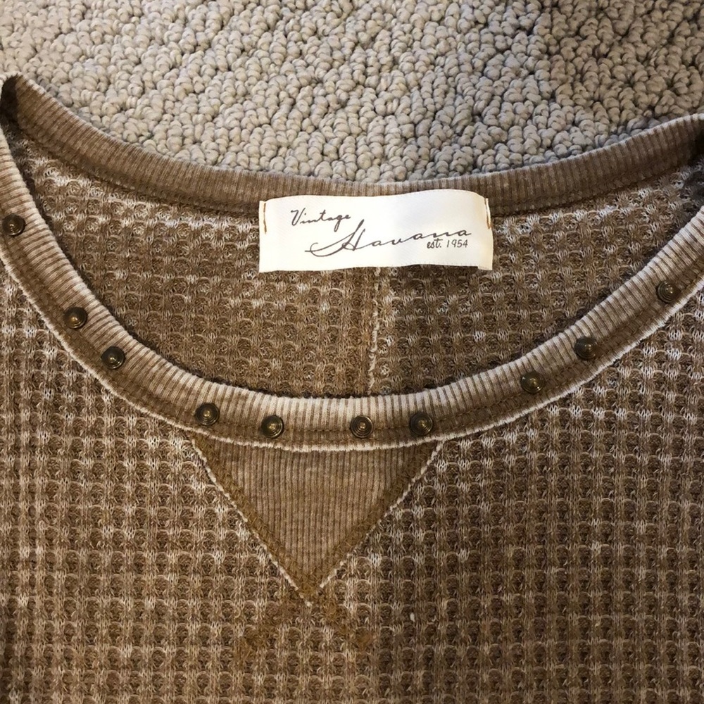 Vintage Havana Distressed Boyfriend Tunic - Picture 7 of 8